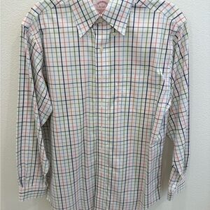 Brooks Brothers Multicolor Plaid Button Down L/S Shirt